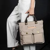 satana - Soldier 趣淘隨型手提包 - 奶茶色