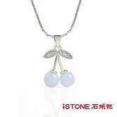 石頭記 櫻桃項鍊(4色材質選) 藍紋瑪瑙