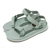 Teva 涼鞋 W Midform Universal 女鞋 熟鐵綠 速乾 厚底 再生織帶涼鞋 1090969WGH 25cm GREEN/BLUE