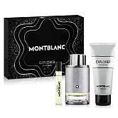 MONTBLANC 萬寶龍 極限探尋男性淡香精禮盒(淡香精100ml+隨行香氛7.5ml+沐浴精100ml)-贈紙袋