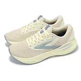Brooks 慢跑鞋 Adrenaline GTS 24 女鞋 米白 藍 支撐 緩衝 回彈 運動鞋 1204261B177 25cm ALMOND/PEACH/BLUE