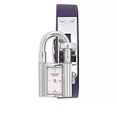 HERMES Kelly 釦及鎖頭造型錶面女錶_展示品 (鳶尾紫/銀色)