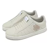 Royal Elastics 休閒鞋 Icon 男鞋 米白 灰 粉 真皮 獨家彈力帶 回彈 經典 01951777 26.5cm BEIGE/GOLD