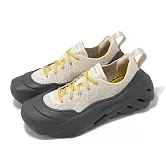 Crocs 休閒鞋 Echo Surge 男鞋 女鞋 米白 黑 波波光束鞋 針織 緩衝 情侶鞋 卡駱馳 2100790LL 28cm ALMOND TINT