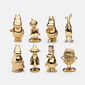 Skultuna Moomin 姆明家族 鍍金擺飾禮盒組（8入）