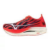 Mizuno Wave Rebellion Pro Low [U1GD254303] 男女 慢跑鞋 彈力 緩震 紅 藍