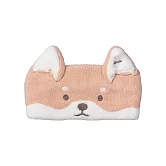 CB Japan 動物造型超細纖維髮帶  柴犬棕