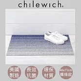 【chilewich】美國抗菌環保地墊 玄關墊46x71cm橫條紋 丹寧藍