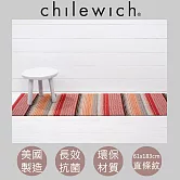 【chilewich】美國抗菌環保地墊 玄關墊61x183cm直條紋 暖橘紅