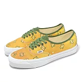 Vans 休閒鞋 Lx Authentic 44 男鞋 女鞋 黃 綠 變形蟲 經典 板鞋 VN000D5KESC 24.5cm FADED PAISLEY GOLD