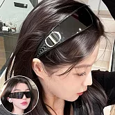 seoul show首爾秀 兩用質感髮箍墨鏡防曬遮陽抗UV400太陽眼鏡 023  黑框黑灰片