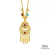 【點睛品】光曦羽印 紅玉髓黃金項鍊