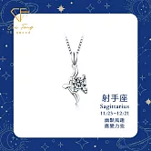 【CF鑽飾】項鍊《星座系列》莫桑鑽 1克拉鑽墜  射手座