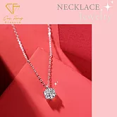 【CF鑽飾】項鍊《簡約六爪》莫桑鑽1克拉 鑽墜