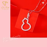 【CF鑽飾】項鍊《幸運》莫桑鑽 滿鑽款 鑽墜