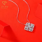 【CF鑽飾】項鍊《常玖》莫桑鑽 1.2克拉 鑽墜