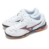 Mizuno 羽球鞋 Wave Fang Pro 男鞋 女鞋 白 黑 緩震 膠底 室內運動 美津濃 71GA2100-85 25.5cm WHITE/BLACK/RED