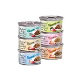 Natural Kitty 自然小貓 - 98%動物性蛋白質主食罐系列｜綜合口味混搭箱購｜70gx24