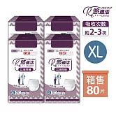 悠適活 日本製貼身輕薄自在褲2回吸收300cc(XL/20片/包*4包/共80片/箱)