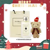 Jo Malone 聖誕限定香氛小熊禮袋組(香水100ml+聖誕熊+品牌提袋)-多香味可選-交換禮物-國際航空版 黑石榴