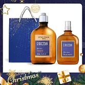 L’OCCITANE 歐舒丹 風格男士香氛沐浴組[沐浴膠(250ml)+香水(75ml)]-聖誕交換禮物-國際航空版