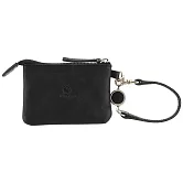 Kissora Tokyo ｜日本職人手工 卡片零錢包/通行證套 黑色