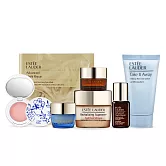 ESTEE LAUDER 雅詩蘭黛 晶透光采賦活特潤組[特潤+眼霜+一夜霜+膠原霜+眼膜+潔顏露+唇鏡]-公司貨