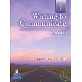 Writing to Communicate (1) : Paragraphs