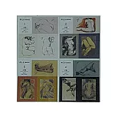 十分專注.藝術貼紙