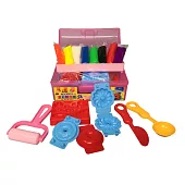 夢幻甜甜圈(8色小麥黏土+炫彩工具3件組+甜甜圈裝飾模具4款)