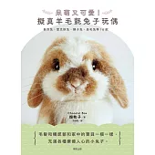 呆萌又可愛!擬真羊毛氈兔子玩偶：垂耳兔、雷克斯兔、獅子兔、長毛兔等16款