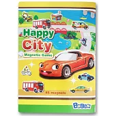 3折頁磁貼書：快樂玩車車