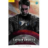 Pearson English Readers Level 2：Marvel - Captain America(Book + Audiobook + Ebook)