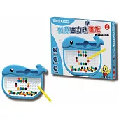 吉波鳥隨身造型 創意磁力珠畫板：海豚
