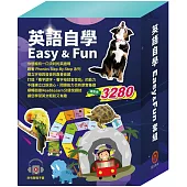 英語自學Easy&Fun套組：(自然發音拼讀Phonics Step-By-Step 4-6+英語悅讀誌Read & Learn-I Love My Mom、Best Friends Forever、Cats, Dogs and More)