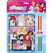 彩妝遊戲畫 迪士尼公主