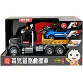 FOOD超人擬真聲光道路救援車：讓孩子在玩樂中學習的聲光慣性工程車來了