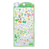 3D水晶浮雕貼紙-音符小鳥