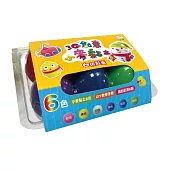 3Q創意小麥黏土 6色彩蛋：(6色小麥黏土+DIY教學手冊+繽紛彩蛋6顆)