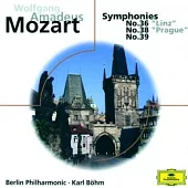 Mozart：Symphonies Nos.36,38 & 39