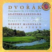 Dvork: Piano Quartet No. 2 in E-flat, Op. 87, Sonatina in G, Op. 100, Romantic Pieces, Op. 75 / Ax, Stern, Laredo, Ma, McDonald