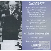Mozart: Symphonies No. 39 & 40; Piano Cnocerto No. 22 a.o. (2CD) / Wilhelm Furtwangler