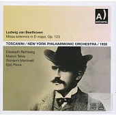 Beethoven:Missa solemnis-Toscanini/1935 (2CD)