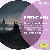 Beethoven : Favourite Piano Sonatas / Maurizio Pollini (2CD)