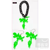 2NE1 / 2NE1 I LOVE YOU吊飾手環+耳環組 DARA款