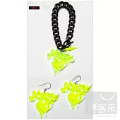 2NE1 / 2NE1 I LOVE YOU吊飾手環+耳環組 MINZY款