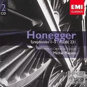 Honegger:Symphonies 1-5, etc / Michel Plasson (2CD)