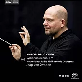 多軌發燒錄音的權威~史威登指揮布魯克納交響曲全集錄音 / 史威登 (11SACD Hybrid)