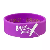 《WE ARE X：X JAPAN 重生之路》電影紀念矽膠手環(紫)