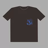 小球(莊鵑瑛) / 巴斯特耳朵 - 短袖T-shirt 黑(black) 成人 XL